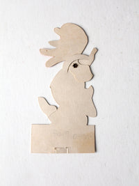 vintage 1930s Valentine's Day card, mechanical duck