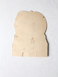 vintage 1930s Valentine's Day stand up card