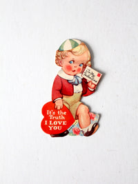 vintage Valentine's Day card circa 1930s
