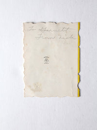 vintage 1920s Valentine's Day card