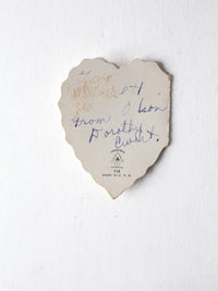 Carrington Co Valentine's Day card circa 1920s