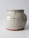 vintage studio pottery jar cachepot