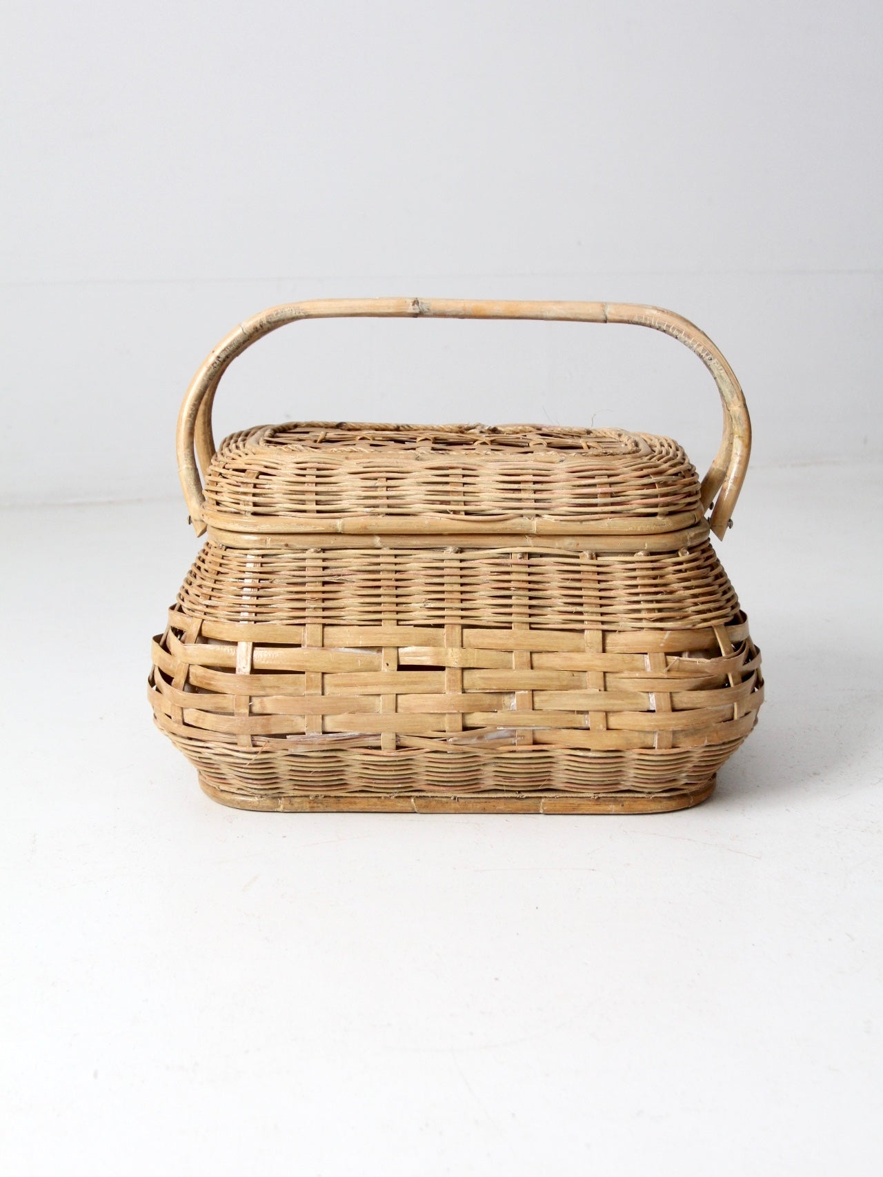 vintage picnic basket set