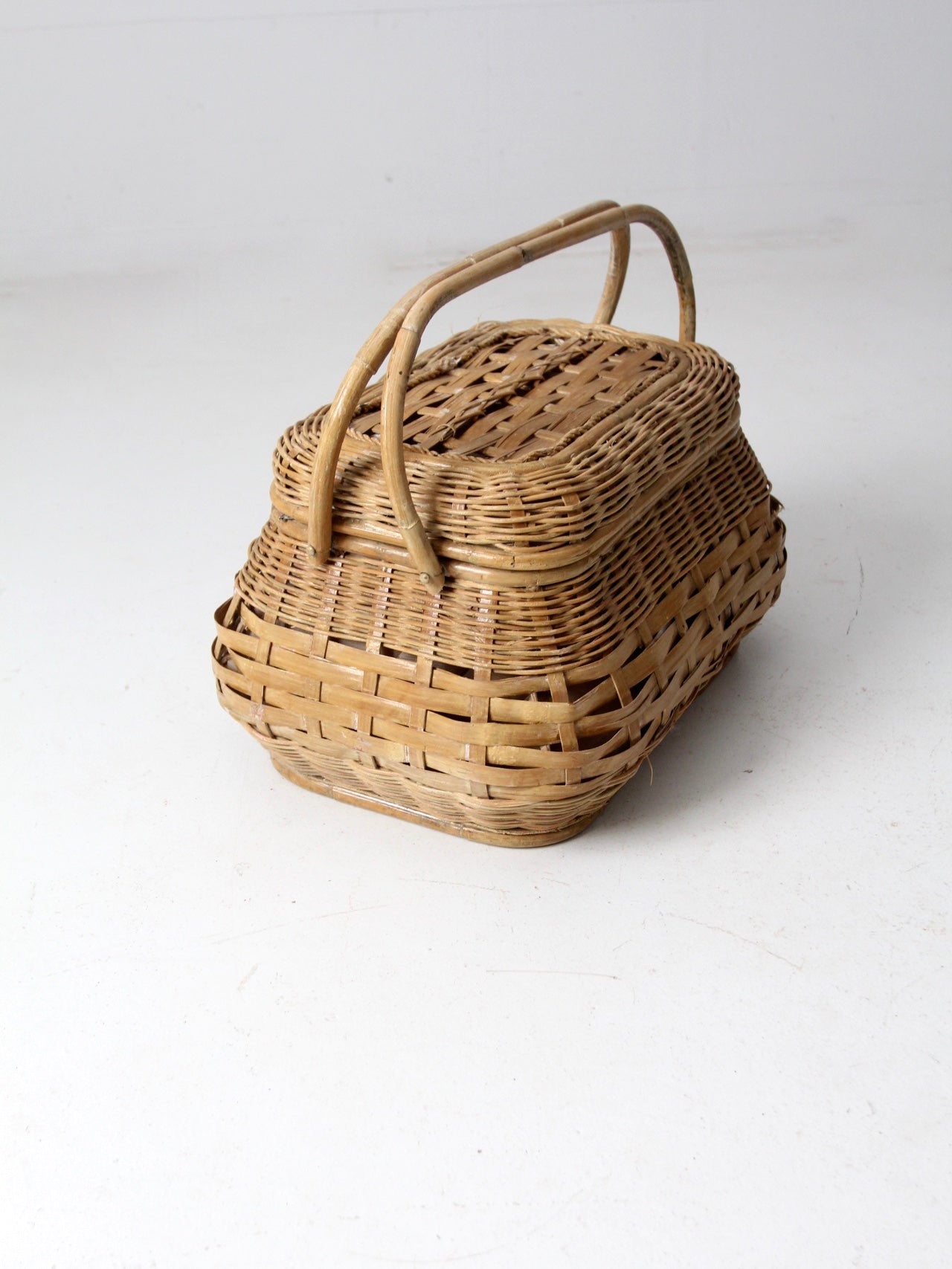 vintage picnic basket set