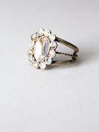 vintage abalone shell cuff bracelet