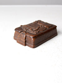 Syroco style box circa 1940s