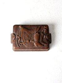 Syroco style box circa 1940s