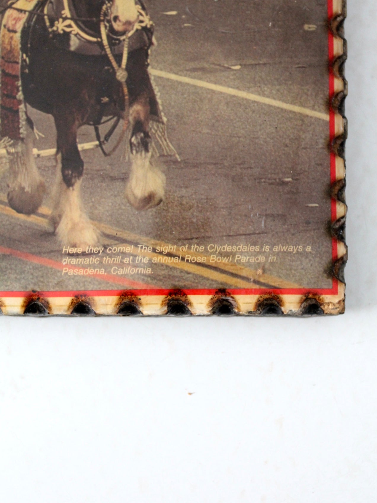 1970s Rose Bowl photo on wood wall art