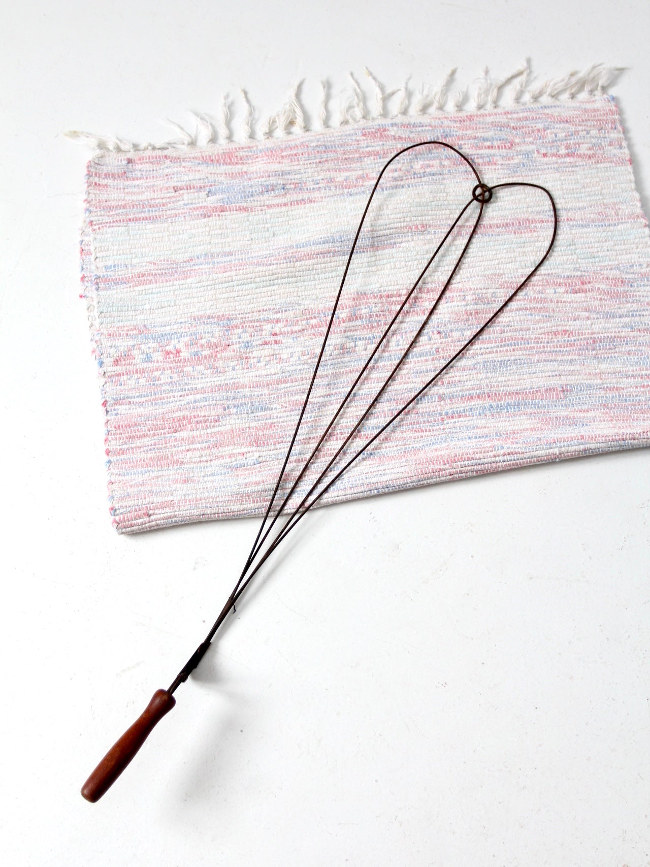 antique primitive rug beater