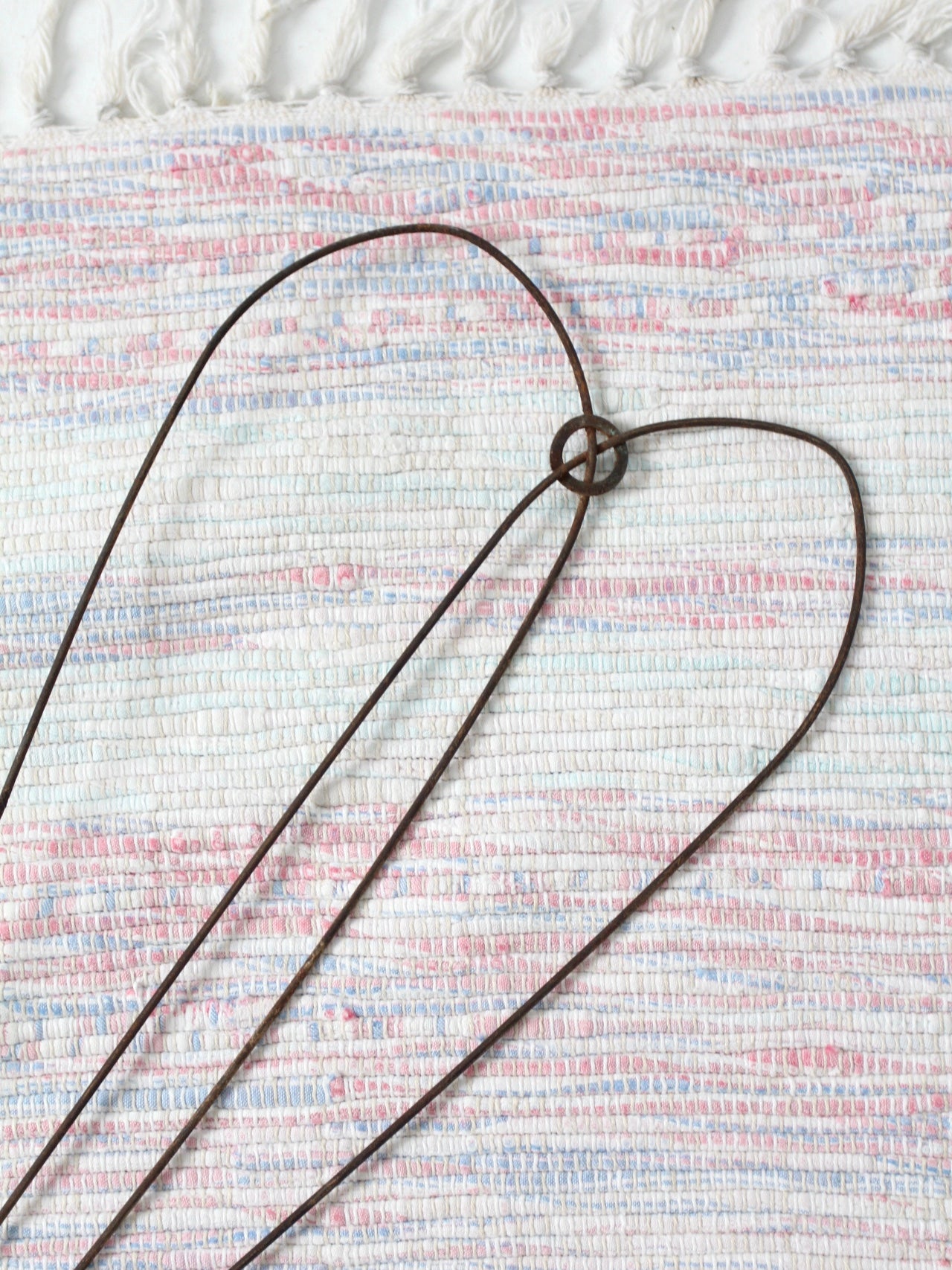 antique primitive rug beater