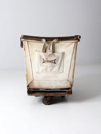 vintage Dandux industrial laundry cart