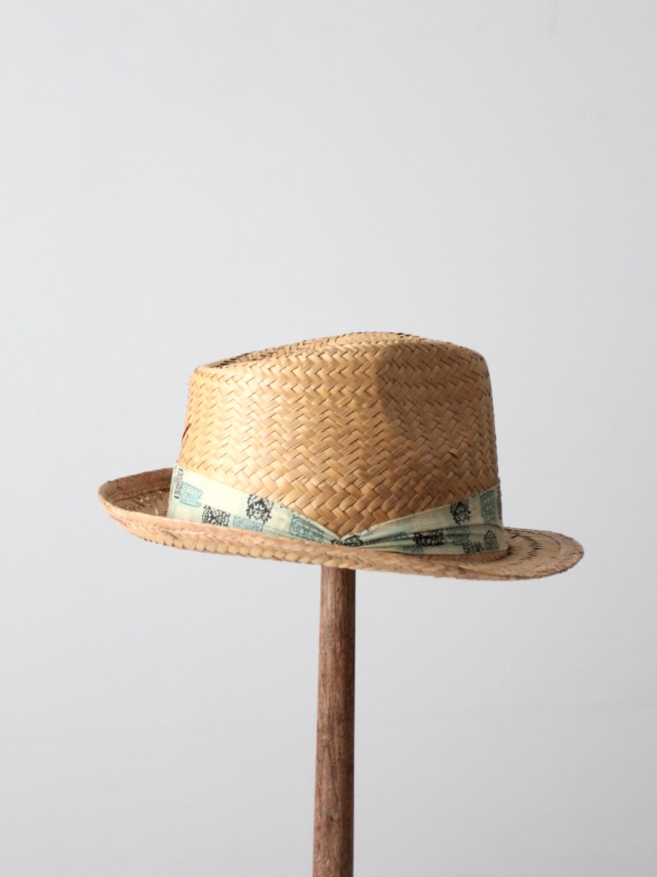 vintage straw fedora