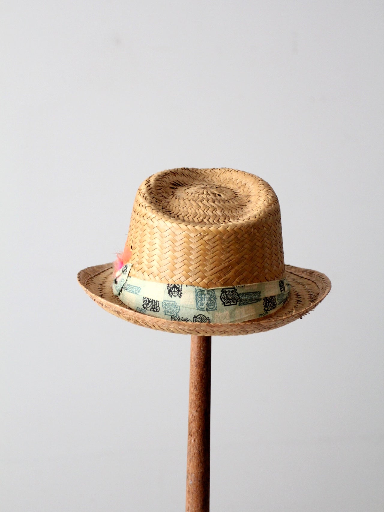 vintage straw fedora