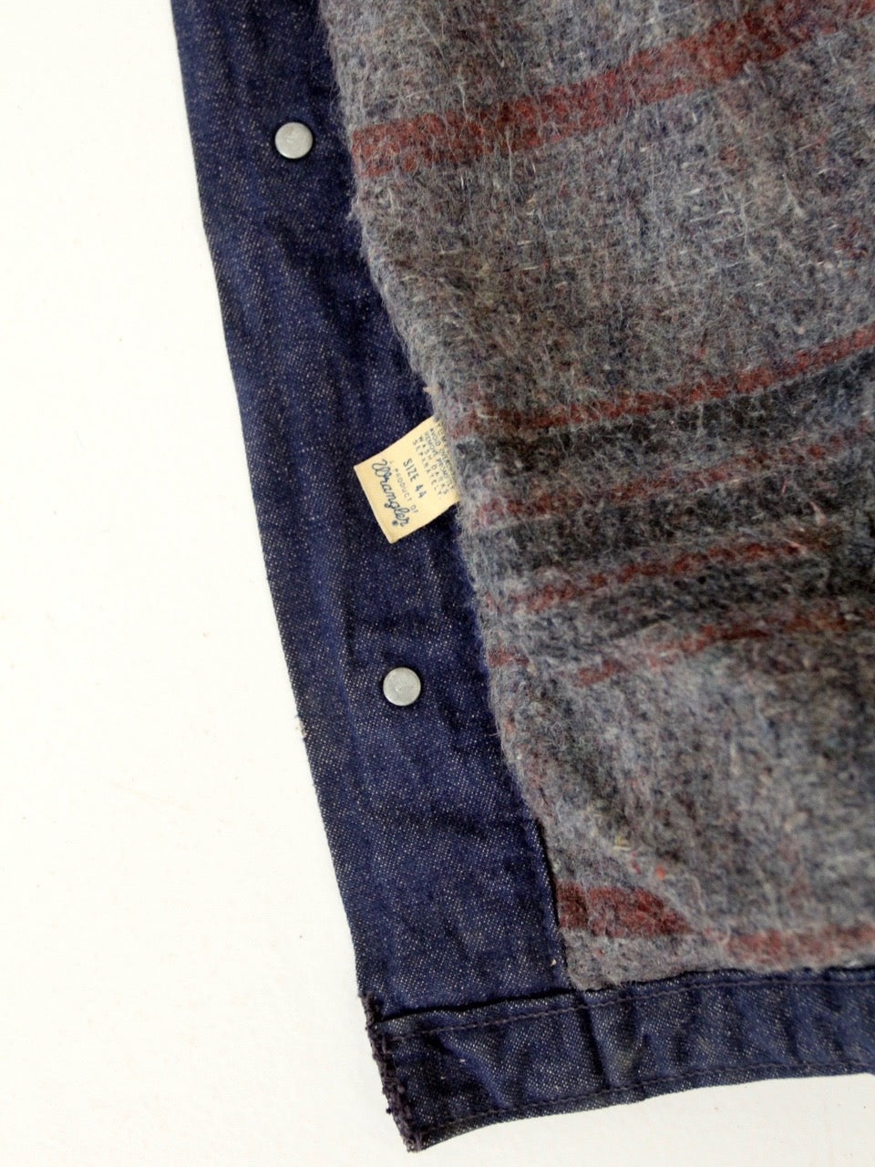 vintage blanket lined coat