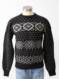 vintage black sweater