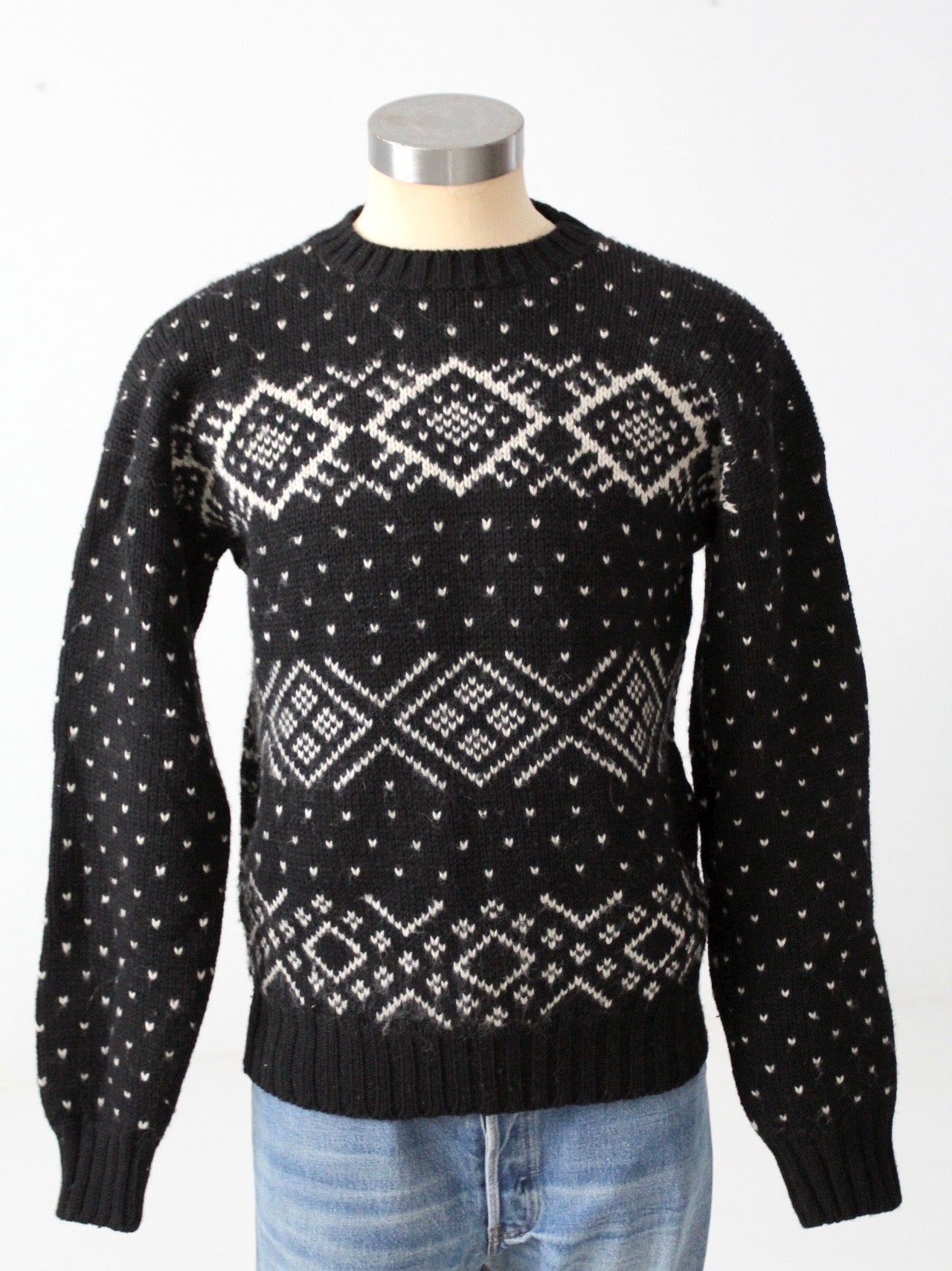 vintage black sweater