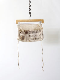 vintage work apron