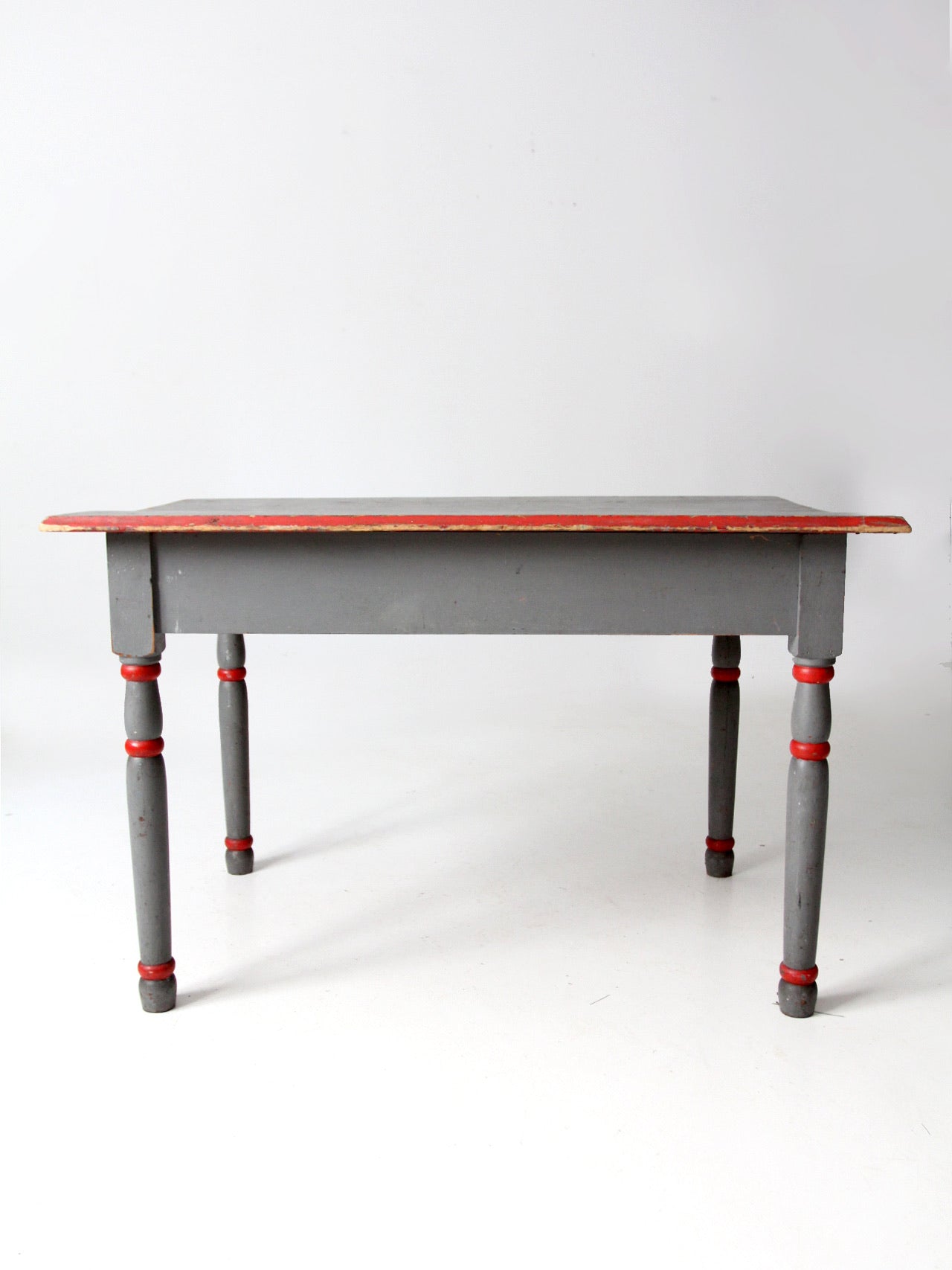 antique painted wood table