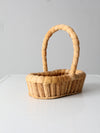 vintage corn cob basket