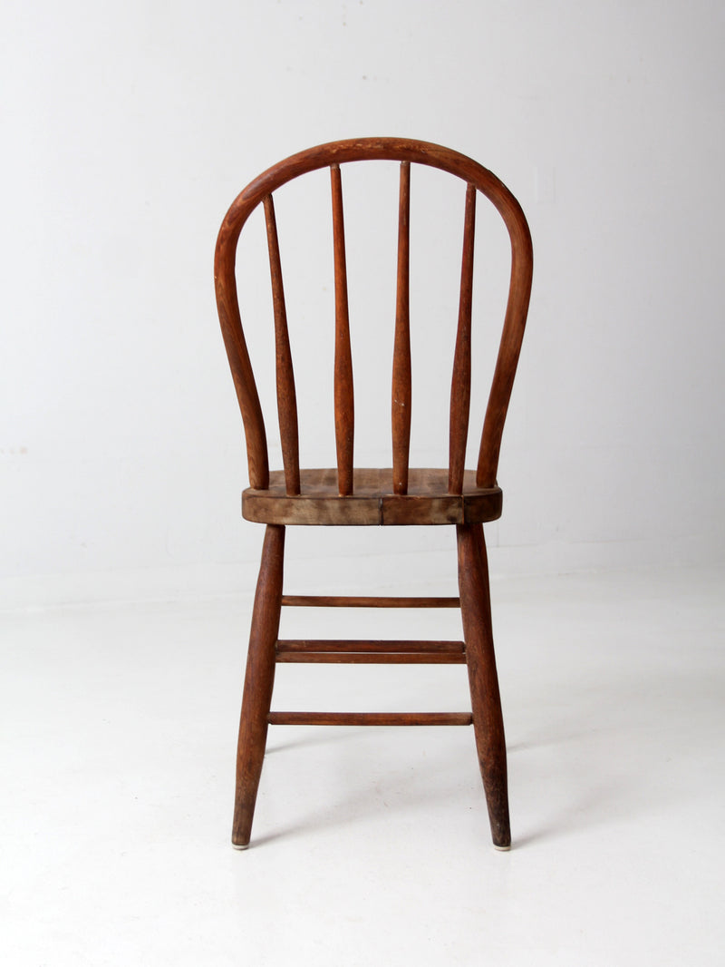 antique spindle back chair