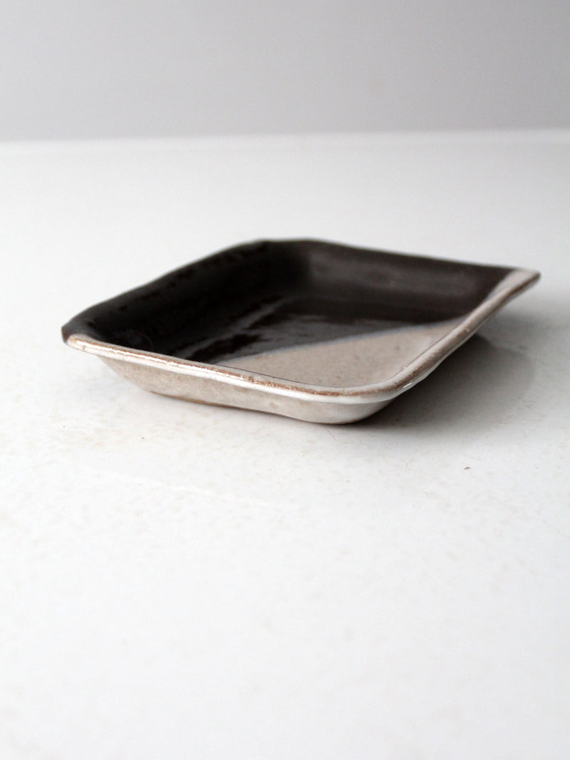 vintage studio pottery plate
