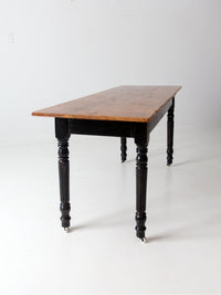 vintage farmhouse dining table