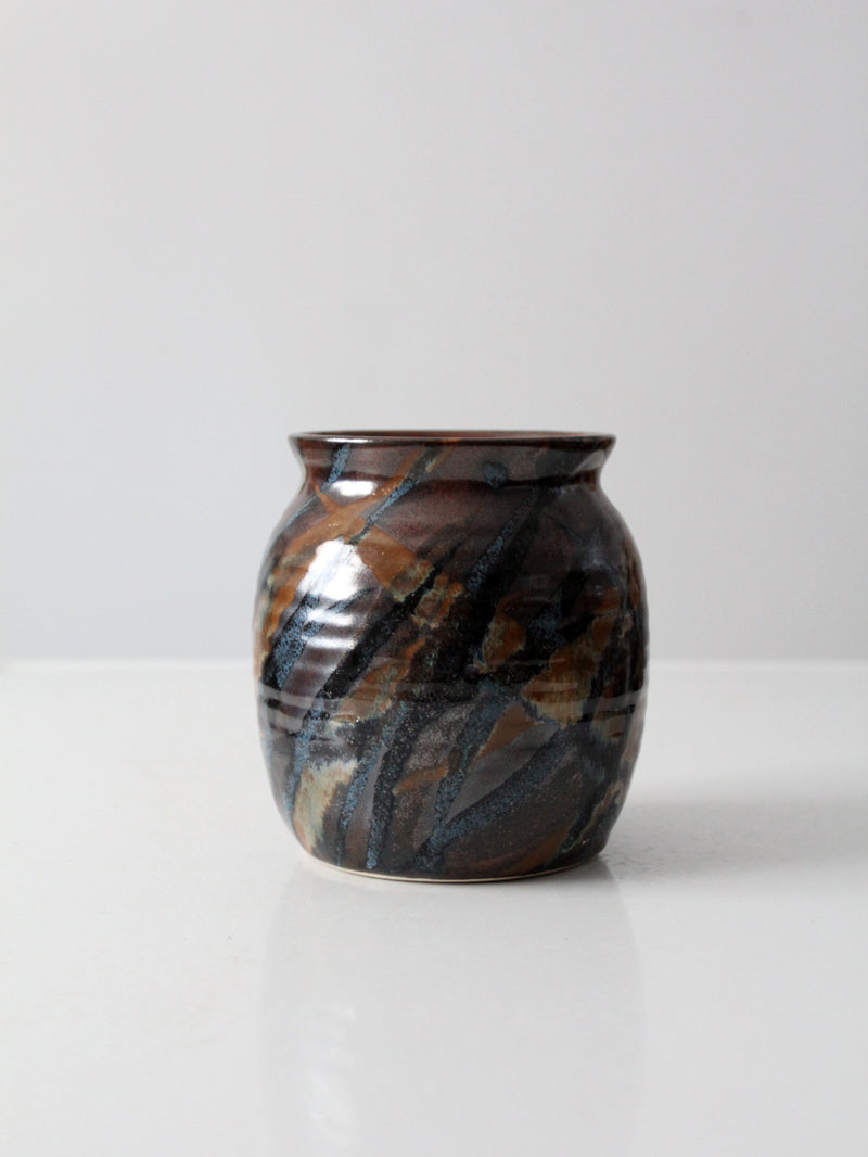 vintage studio pottery vase