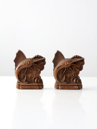 vintage Syroco style nautical marlin bookends