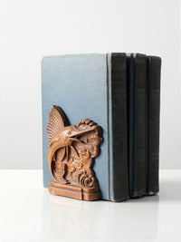 vintage Syroco style nautical marlin bookends