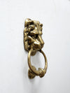 vintage brass lion door knocker