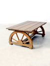 1940s Monterey style faux bois coffee table
