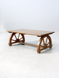 1940s Monterey style faux bois coffee table