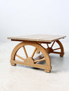 1940s Monterey style faux bois coffee table