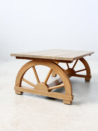 1940s Monterey style faux bois coffee table