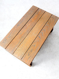 1940s Monterey style faux bois coffee table