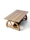 1940s Monterey style faux bois coffee table