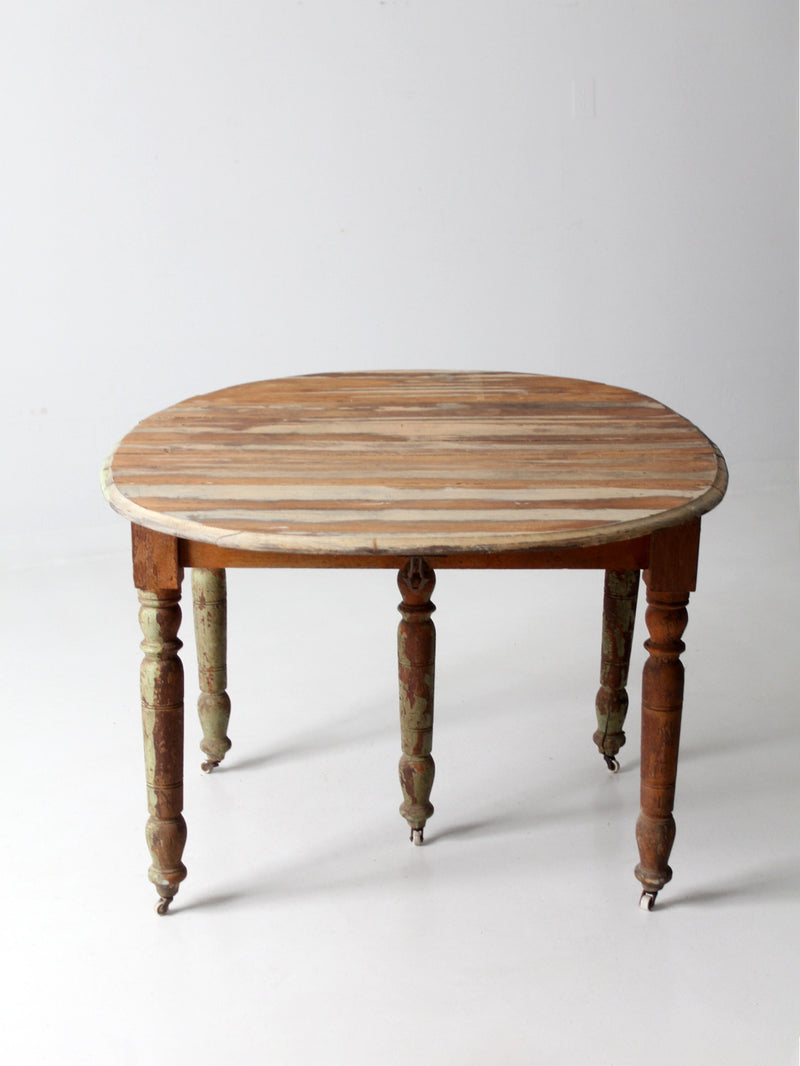 antique drop leaf table