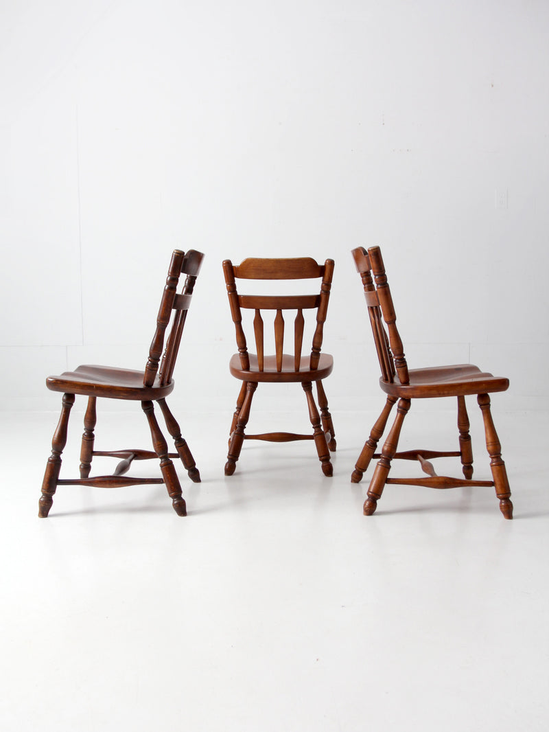 mid century Cushman Colonial dining chairs set 3