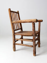 old hickory arm chair