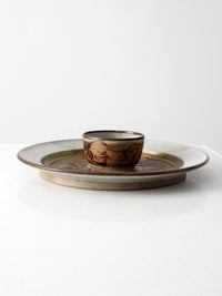 Don Hanson studio pottery serving platter