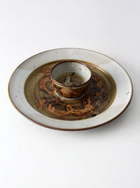 Don Hanson studio pottery serving platter