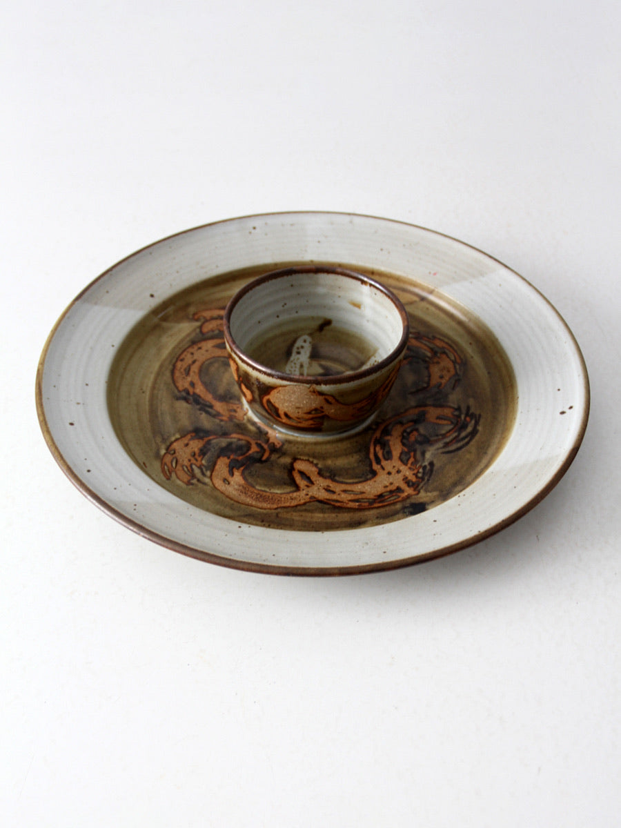 Don Hanson studio pottery serving platter