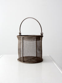 vintage wire mesh basket