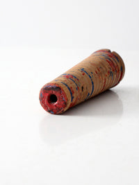 antique textile mill bobbin thread spool