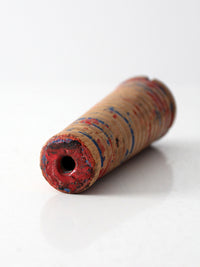 antique textile mill bobbin thread spool