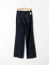 vintage 1970s Yes high-waisted wide leg jeans | 30 x 35