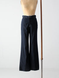 vintage 1970s Yes high-waisted wide leg jeans | 30 x 35
