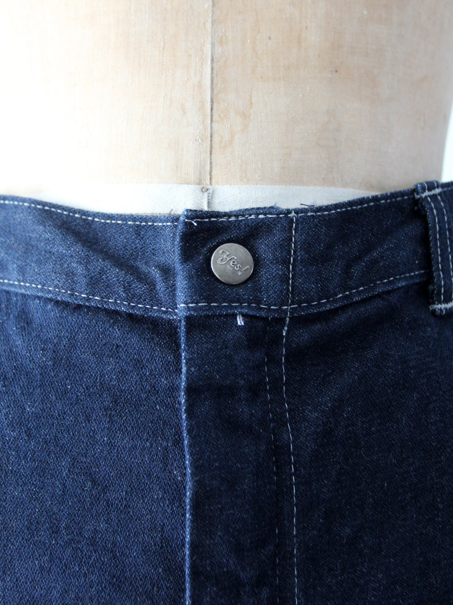 vintage 1970s Yes high-waisted wide leg jeans | 30 x 35