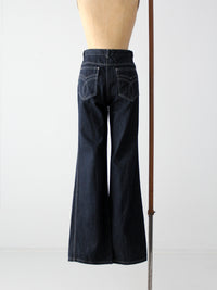 vintage 1970s Yes high-waisted wide leg jeans | 30 x 35
