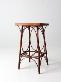 antique rustic side table